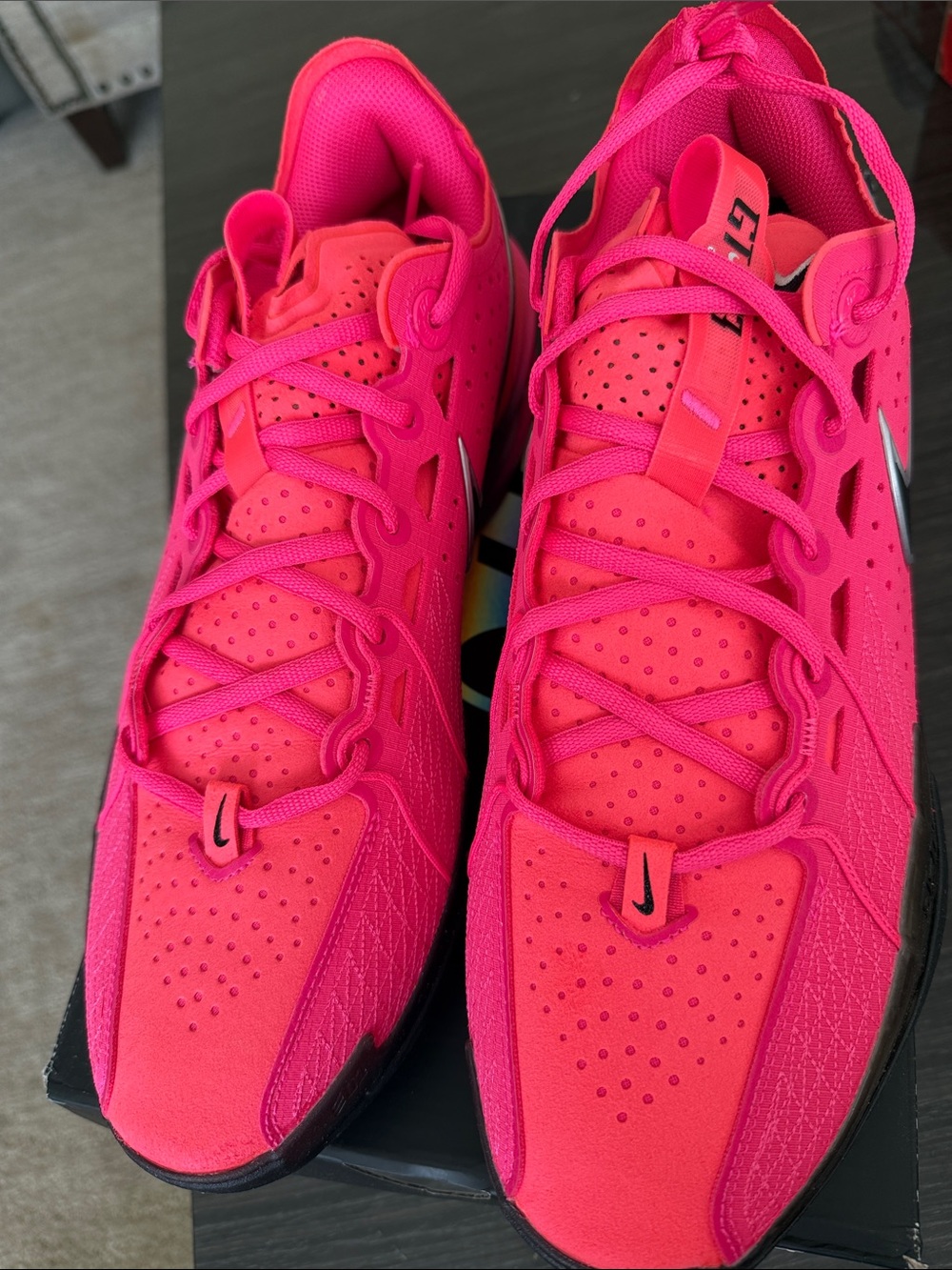 Nike Men’s Hot Pink Athletic Sneakers